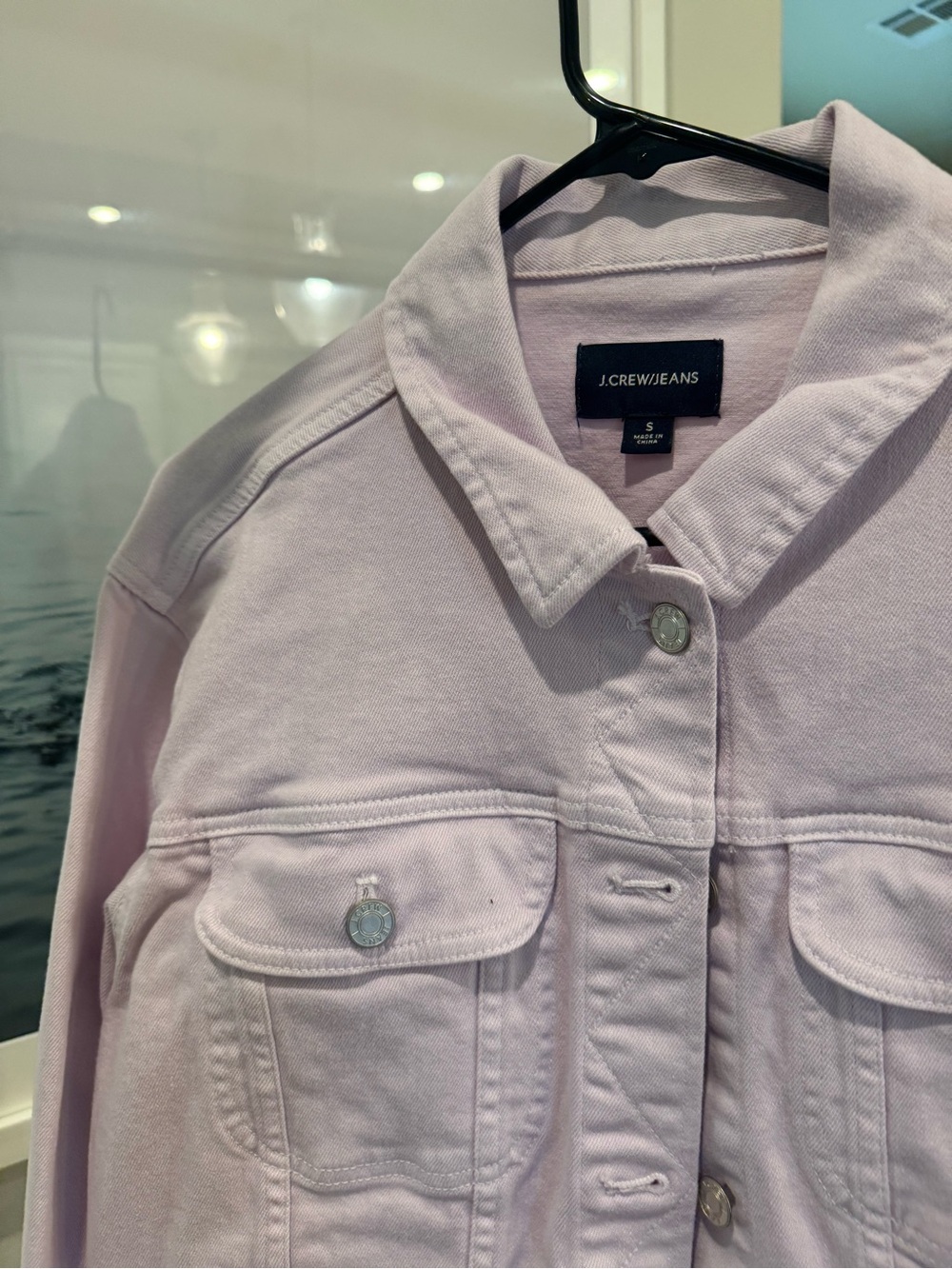 J. Crew Lavender Jean Jacket